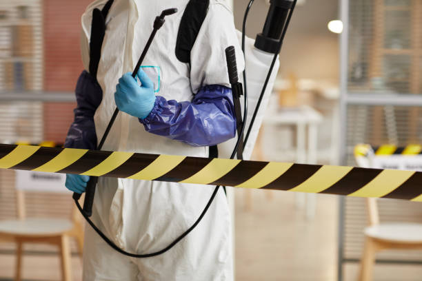 Professional Blood Cleanup technician working in Engelhard, NC